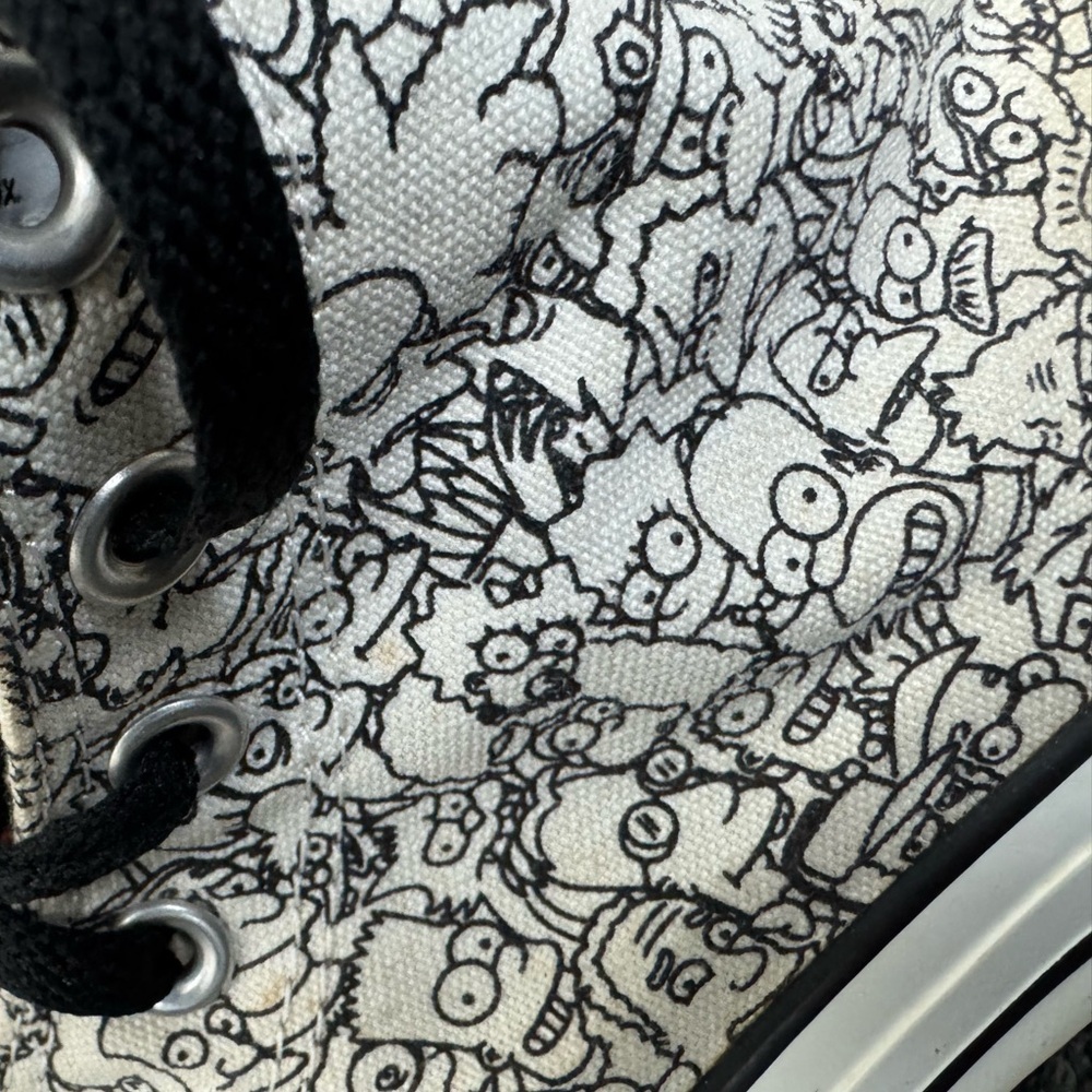 Converse x The Simpsons All Star High Top Sneakers |Unisex | Men’s 6 / Women’s 8 - Picture 4 of 10